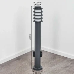 Borne Lumineuse Tunes Anthracite, 1 Lumiere