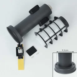 Borne Lumineuse Tunes Anthracite, 1 Lumiere