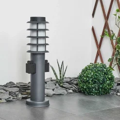 Borne Lumineuse Tunes Anthracite, 1 Lumiere