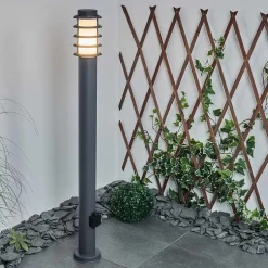 Borne Lumineuse Tunes Anthracite, 1 Lumiere