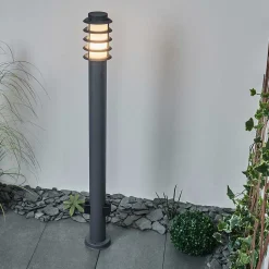 Borne Lumineuse Tunes Anthracite, 1 Lumiere