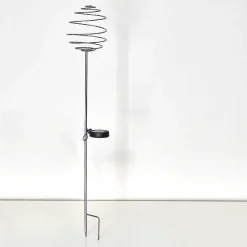 Borne Lumineuse Zermatt Led Argente, 28 Lumieres