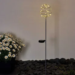 Borne Lumineuse Zermatt Led Argente, 28 Lumieres