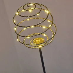 Borne Lumineuse Zermatt Led Argente, 28 Lumieres