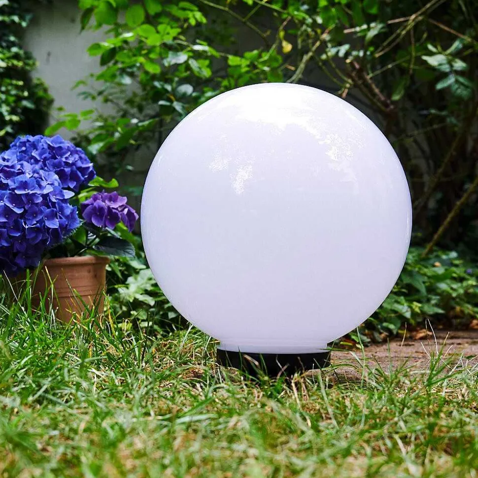 Boule Lumineuse Campinas Led Noir, Blanc, 1 Lumiere