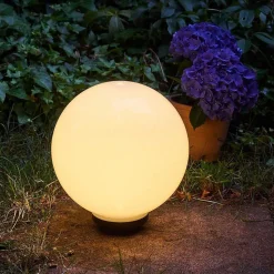 Boule Lumineuse Campinas Led Noir, Blanc, 1 Lumiere