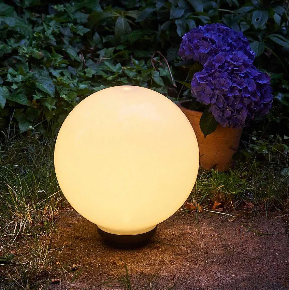 Boule Lumineuse Campinas Led Noir, Blanc, 1 Lumiere