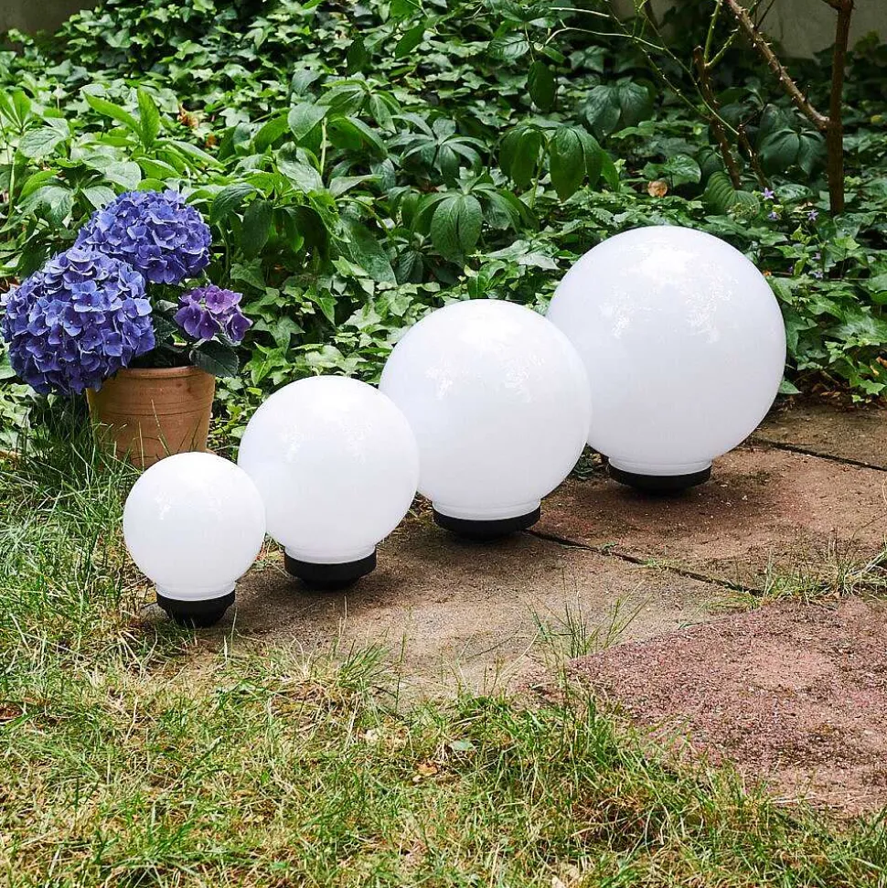 Boule Lumineuse Campinas Led Noir, Blanc, 1 Lumiere