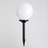 Boule Lumineuse Campinas Led Noir, Blanc, 1 Lumiere