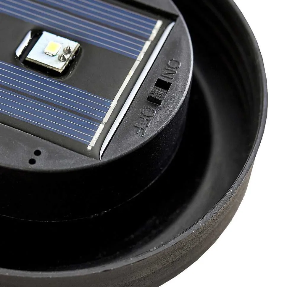 Boule Lumineuse Campinas Led Noir, Blanc, 1 Lumiere