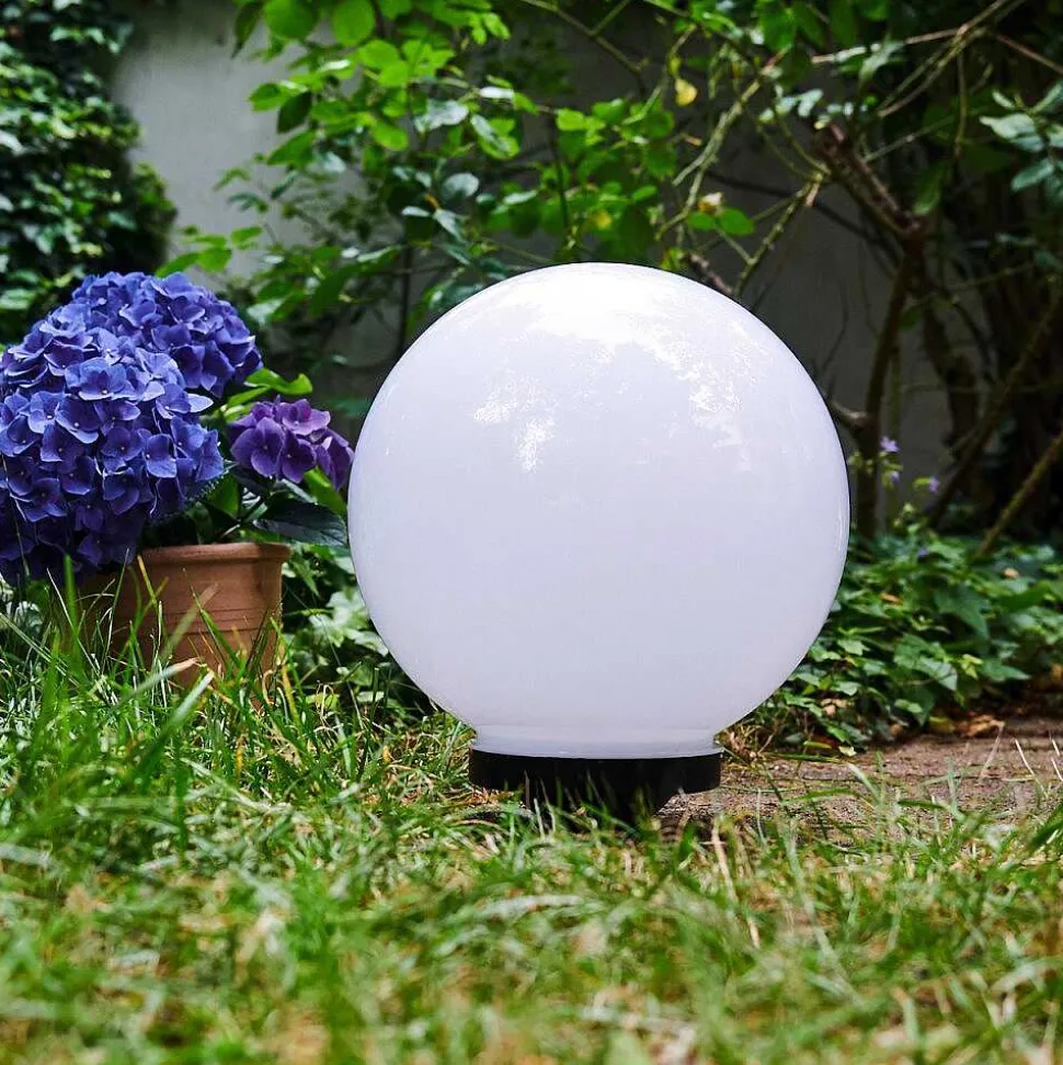 Boule Lumineuse Campinas Led Noir, Blanc, 1 Lumiere