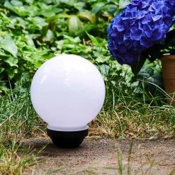 Boule Lumineuse Campinas Led Noir, Blanc, 1 Lumiere