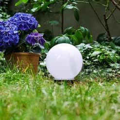 Boule Lumineuse Campinas Led Noir, Blanc, 1 Lumiere