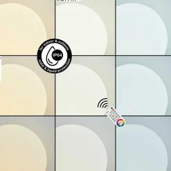 Boule Lumineuse Idual Diana Led Nickel Mat, 1 Lumiere, Telecommandes, Changeur De Couleurs