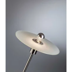 Bst 23 Tecnolumen Lampadaire Nickel Mat, Noir, 1 Lumiere