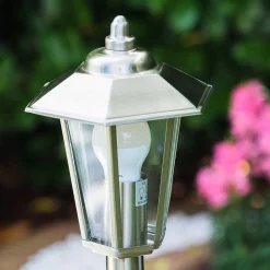 Éclairage De Chemin Moskau Acier Inoxydable, 1 Lumiere