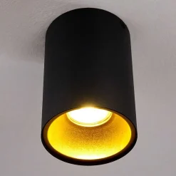 Downlight Grenada Noir, Noir Dore, 1 Lumiere