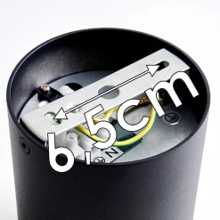 Downlight Grenada Noir, Noir Dore, 1 Lumiere