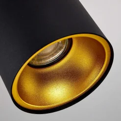 Downlight Grenada Noir, Noir Dore, 1 Lumiere