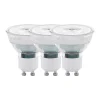 Eglo 3X Led Gu10 4,5 Watt 2700 Kelvin 345 Lumen