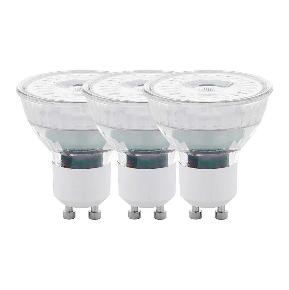 Eglo 3X Led Gu10 4,5 Watt 2700 Kelvin 345 Lumen