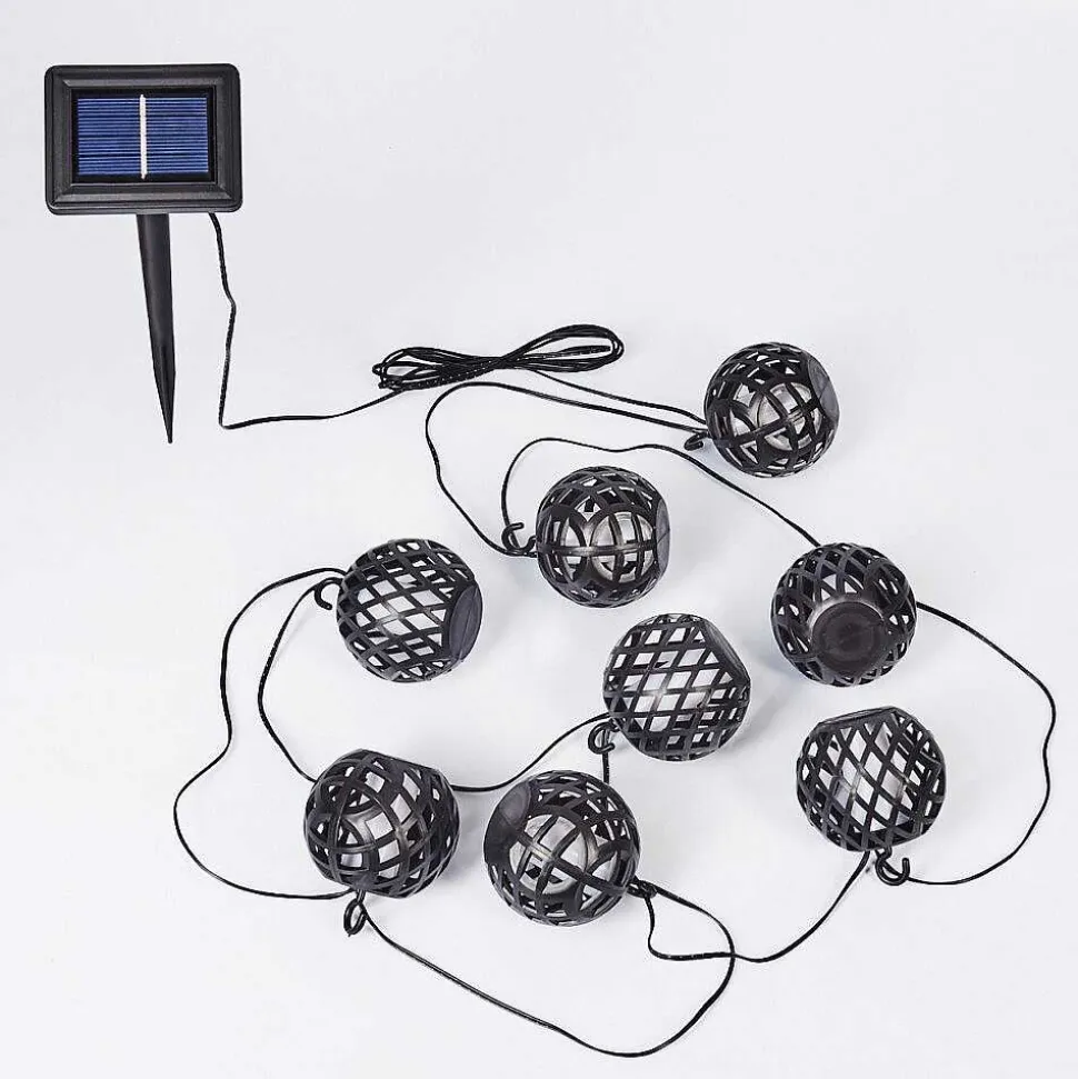 Guirlande Lumineuse Solaire Torpo Led Noir, Blanc, 96 Lumieres