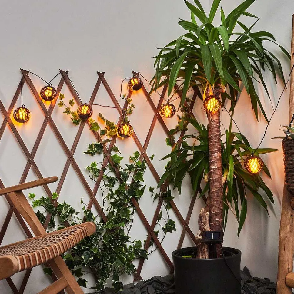 Guirlande Lumineuse Solaire Torpo Led Noir, Blanc, 96 Lumieres