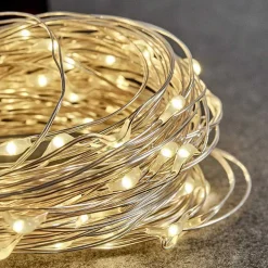 Guirlande Solaire Pistoia Led Blanc, 120 Lumieres