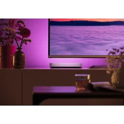 Kit De Base Double Philips Hue Ambiance White & Color Play Lightbar Led Noir, Blanc, 2 Lumieres, Changeur De Couleurs