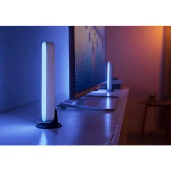 Kit De Base Double Philips Hue Ambiance White & Color Play Lightbar Led Noir, Blanc, 2 Lumieres, Changeur De Couleurs