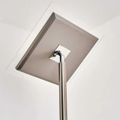 Lampadaire A Vasque Veteli Led Acier Inoxydable, 2 Lumieres