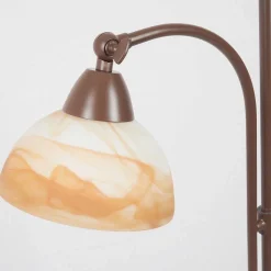 Lampadaire A Vasque Voleyrac Brun, 2 Lumieres