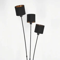 Lampadaire Alsen Noir, 3 Lumieres