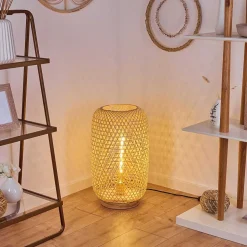 Lampadaire Batumi Noir, 1 Lumiere