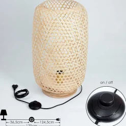 Lampadaire Batumi Noir, 1 Lumiere