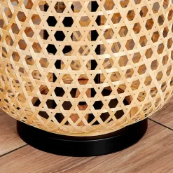 Lampadaire Bauro Ecru, Noir, 3 Lumieres