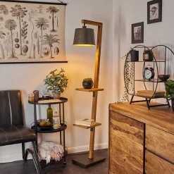 Lampadaire Baval Ecru, 1 Lumiere