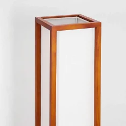 Lampadaire Blandin Bois Fonce, 2 Lumieres