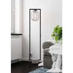 Lampadaire By Rydens Dixton Noir, 1 Lumiere