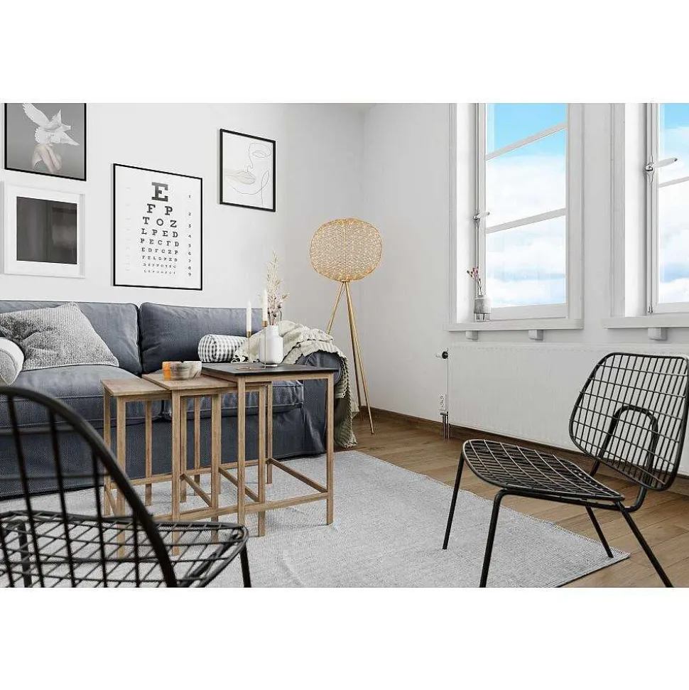 Lampadaire By Rydens Hayden Led Or, 1 Lumiere