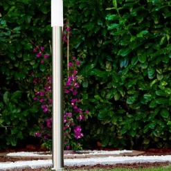 Lampadaire Caserta Acier Inoxydable, 1 Lumiere