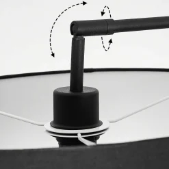 Lampadaire Chassagne Noir, 1 Lumiere