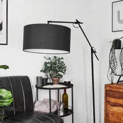 Lampadaire Chassagne Noir, 1 Lumiere