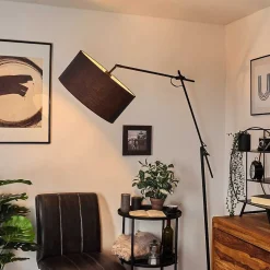 Lampadaire Chassagne Noir, 1 Lumiere