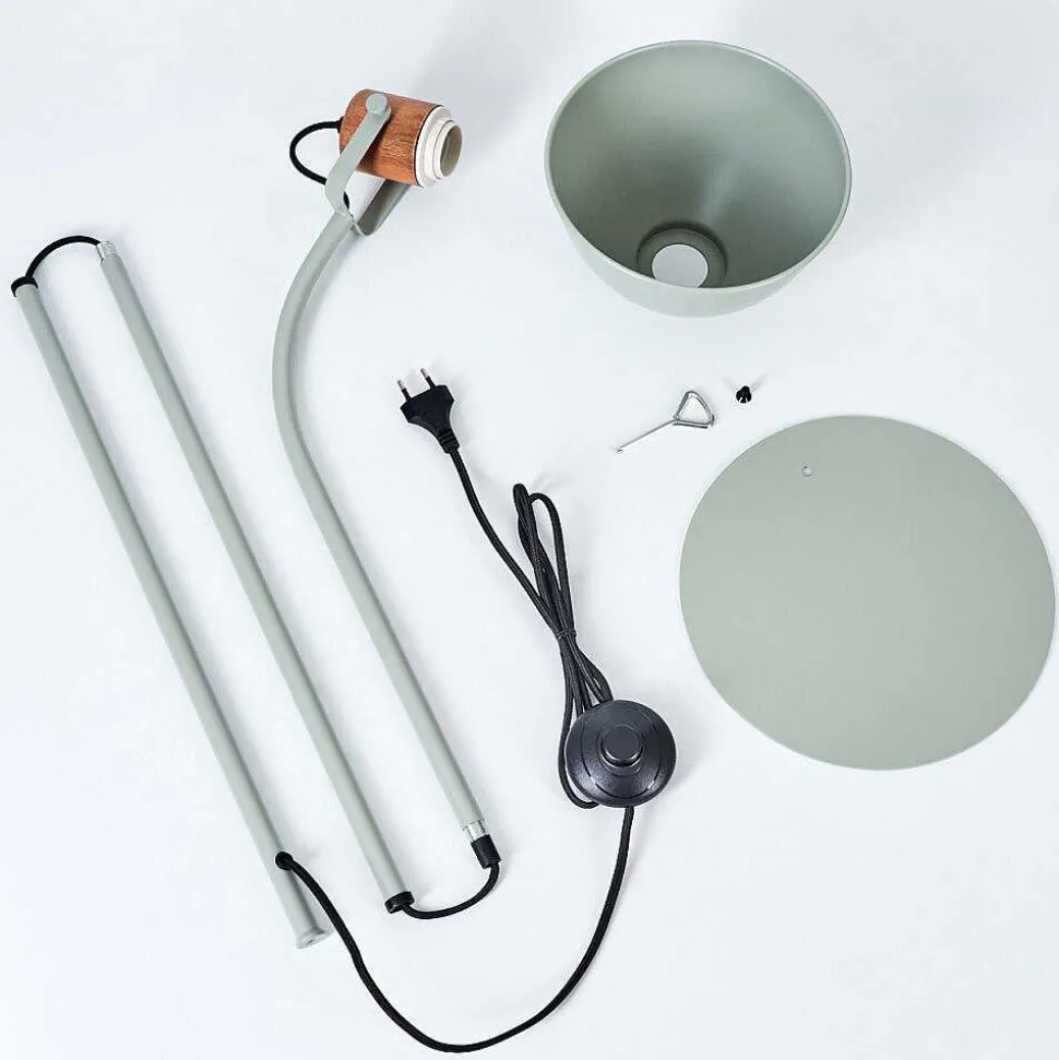 Lampadaire Chipou Vert, 1 Lumiere