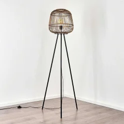 Lampadaire Combeima Noir, 1 Lumiere