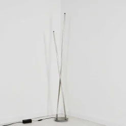 Lampadaire Concord Led Argente, 1 Lumiere