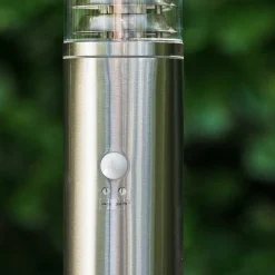 Lampadaire Dakar Acier Inoxydable, 1 Lumiere, Detecteur De Mouvement