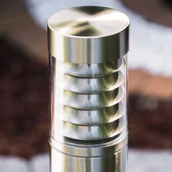 Lampadaire D'Exterieur Dakar Acier Inoxydable, 1 Lumiere