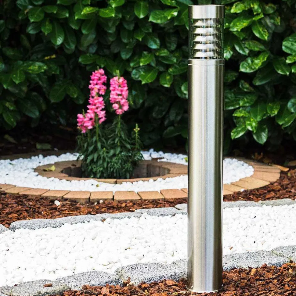 Lampadaire D'Exterieur Dakar Acier Inoxydable, 1 Lumiere